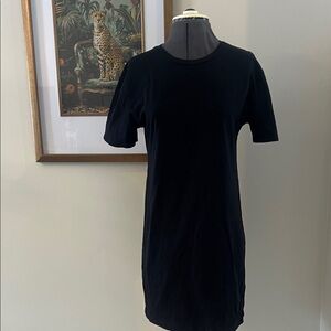 Zara Black Women's Basic T shirt Dress